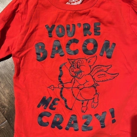 4/$20. 2 red Valentine Shirts​​​, unisex- boy or girl size 4T - Picture 4 of 6